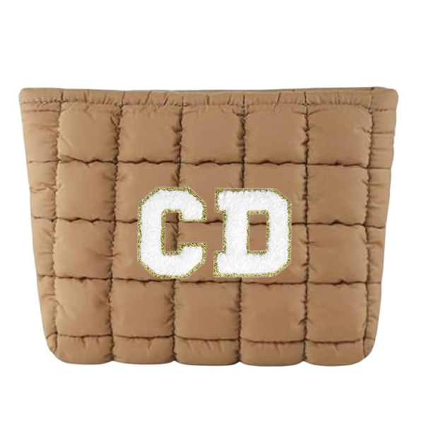 MILA Personalise Make Up Bag - Beige