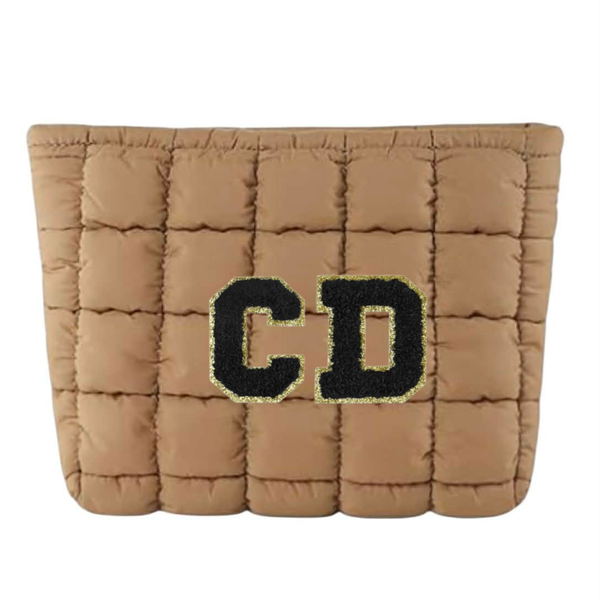 MILA Personalise Make Up Bag - Beige