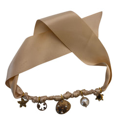 TLB Charm Necklace Satin - Shelll Pearl