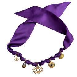 TLB Charm Necklace Satin - Eye Purple