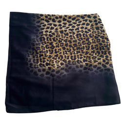 Silk Multi Way Sarong - LEOPARD Black