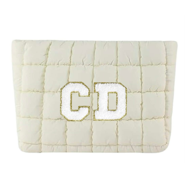 MILA Personalise Make Up Bag - Cream