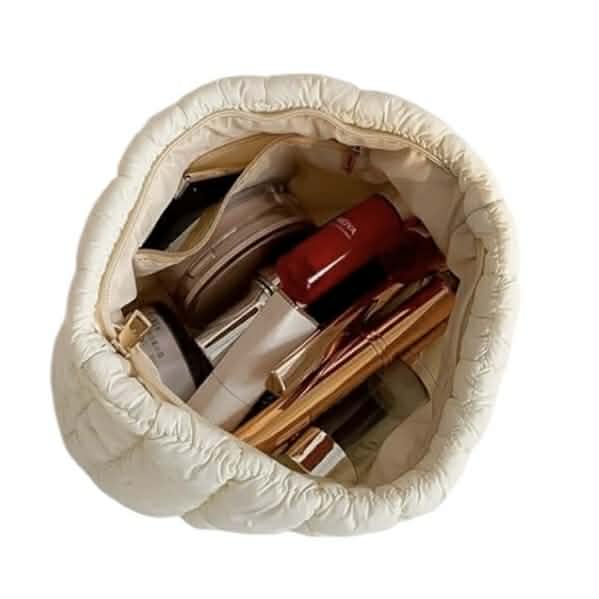 MILA Personalise Make Up Bag - Cream