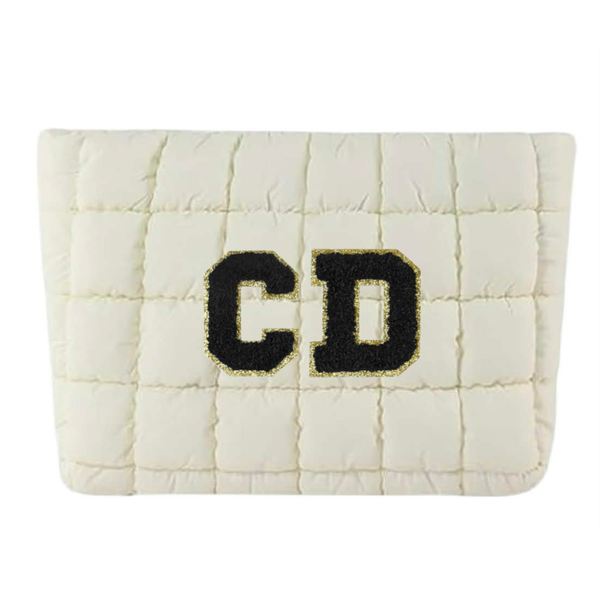 MILA Personalise Make Up Bag - Cream