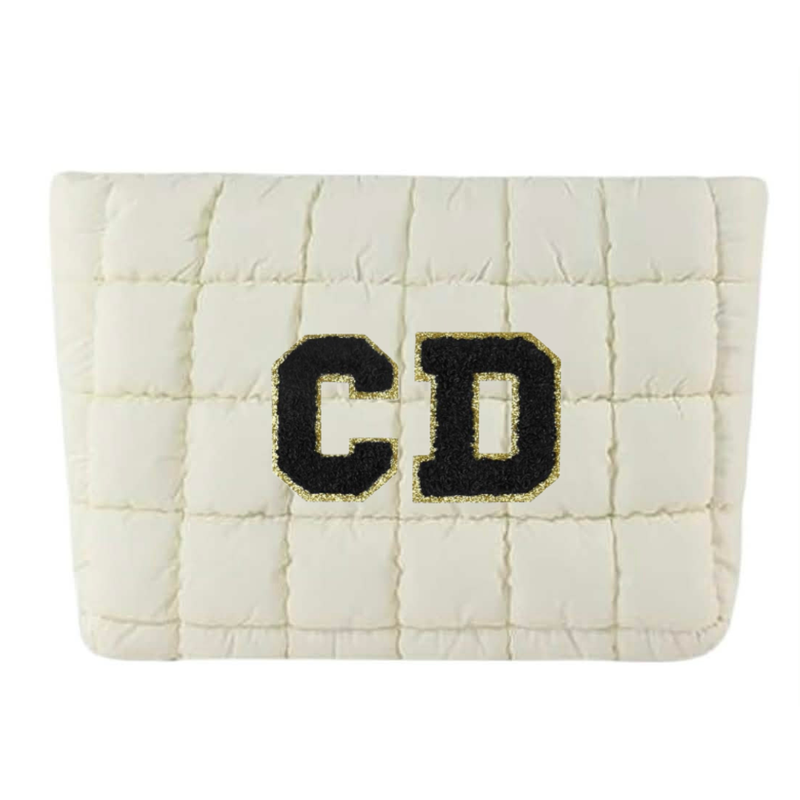 MILA Personalise Make Up Bag - Cream