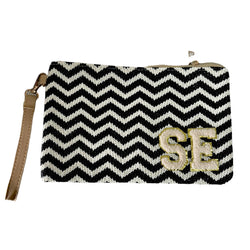 MONO Clutch Bag - Cream letters