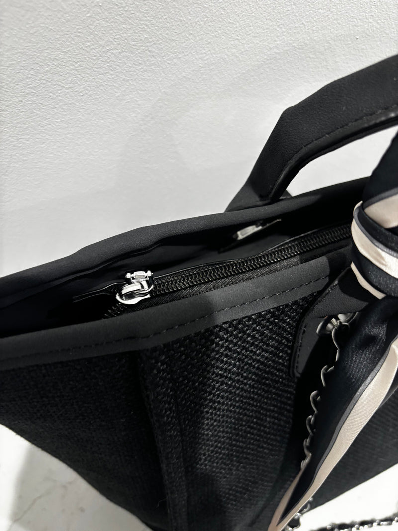 TLB Chain Tote Bag - Twilly Black