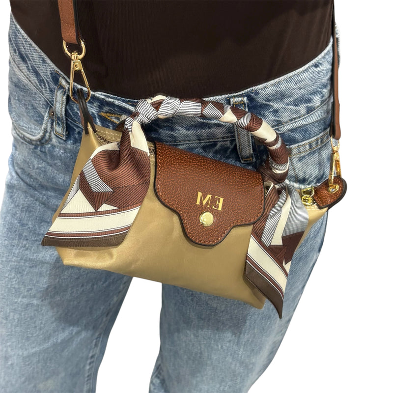 WILLOW Crossbody Bag - Beige Mini Style 1