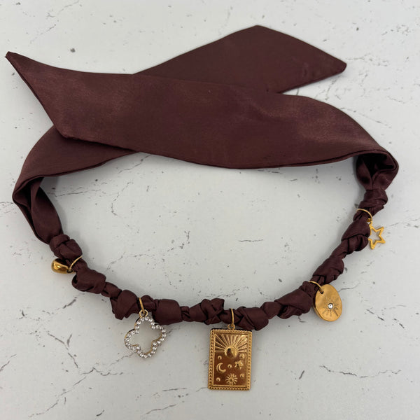 TLB Charm Necklace Satin - Coco