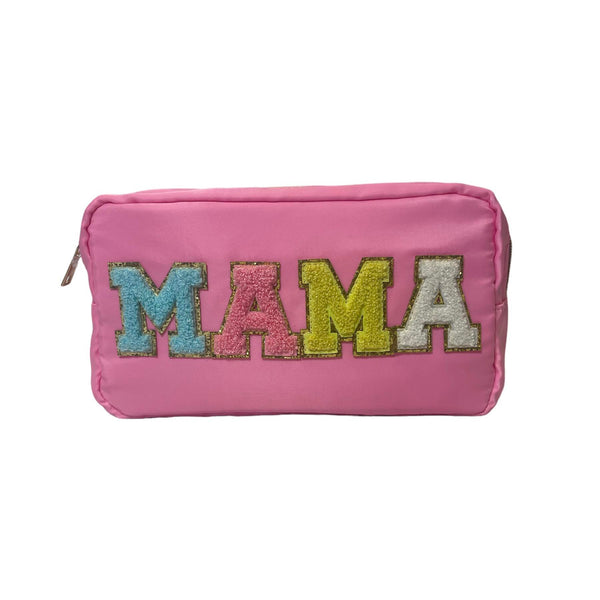 MAMA Patch Letter Pouch - Pink