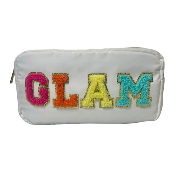 Patch Letter Pouch -  White