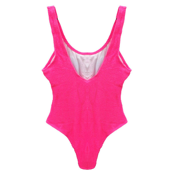 TLB Crinkle Swimsuit - Pink
