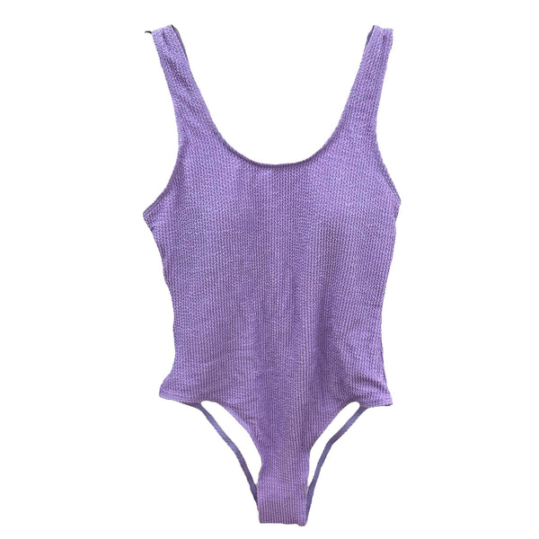 TLB Crinkle Swimsuit - Lilac