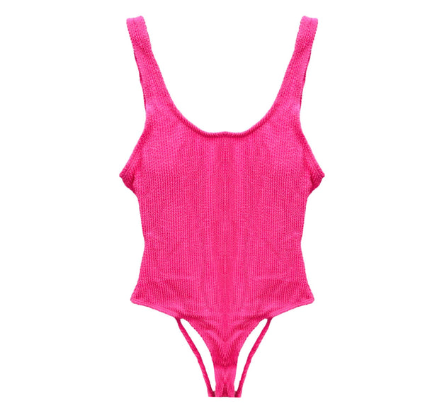 TLB Crinkle Swimsuit - Pink
