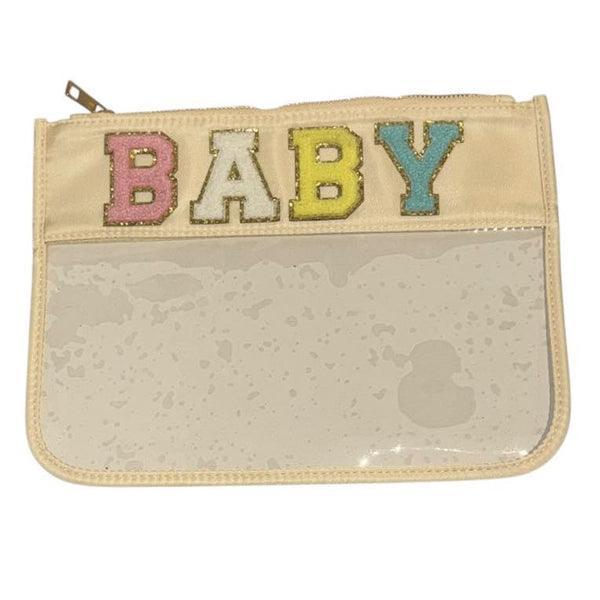 BABY Clear Pouch - Rainbow