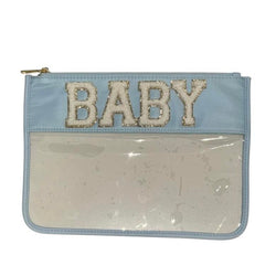 BABY Clear Pouch - Blue