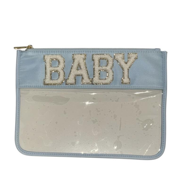 BABY Clear Pouch - Blue