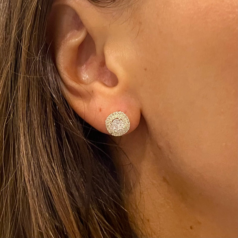 Kiki Earrings - Gold Crystal