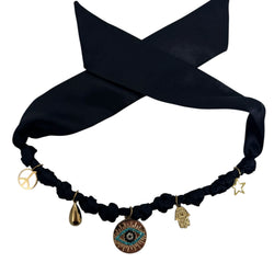TLB Charm Necklace Satin - Mimi Black