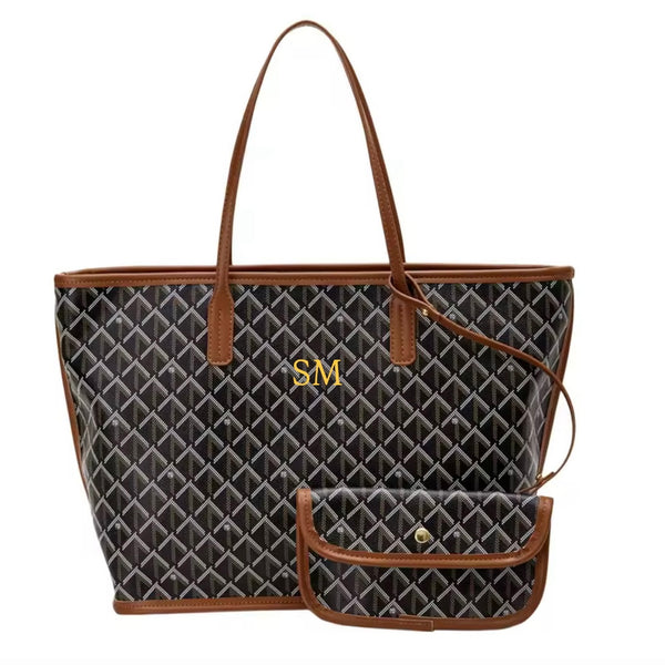 AURORA Tote Bag Set - V2 Black/Brown