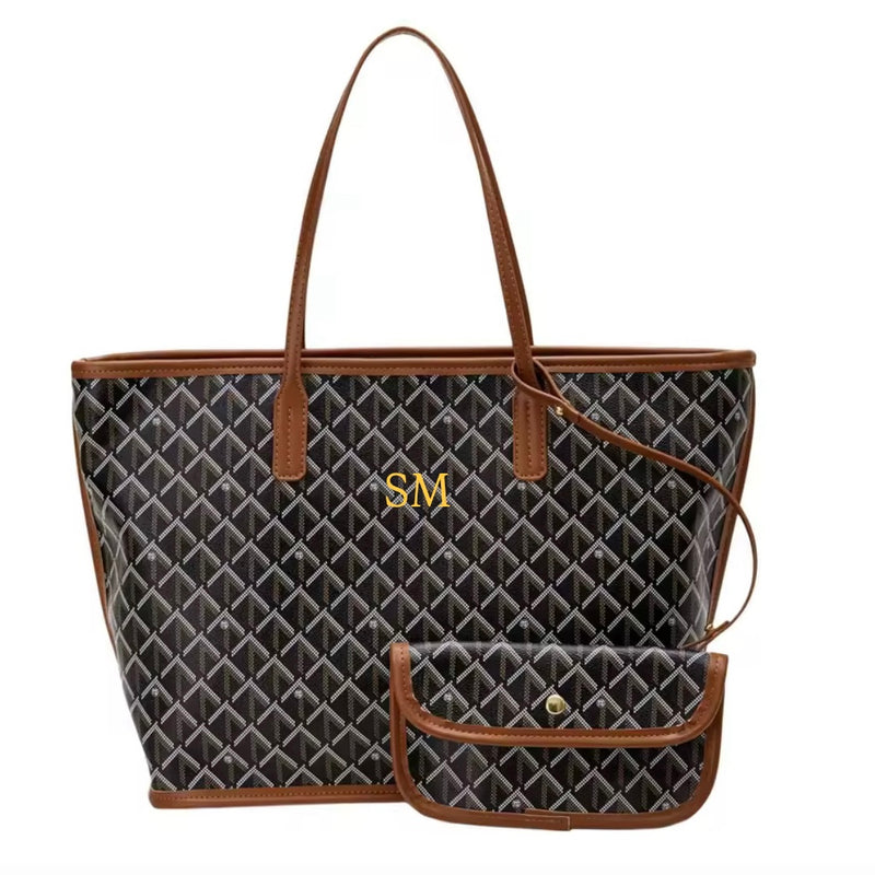 AURORA Tote Bag Set - V2 Black/Brown