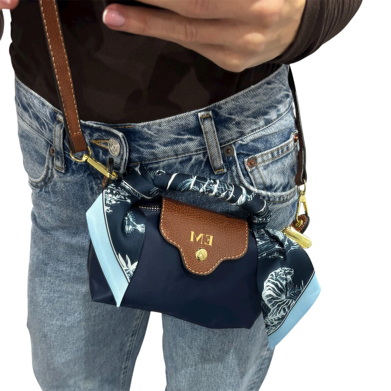 WILLOW Crossbody Bag - Navy Mini Style 2