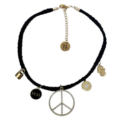 TLB Charm Necklace - Clara Black