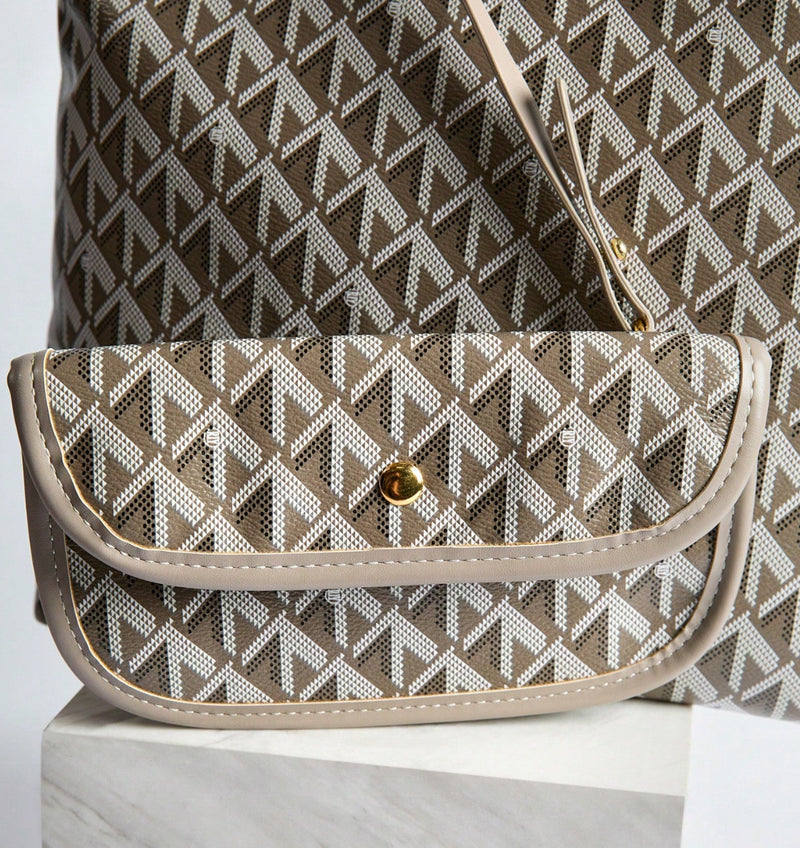 AURORA Bucket Bag Set - Nude