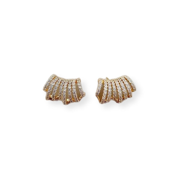 Mila Earrings - Gold/Crystal