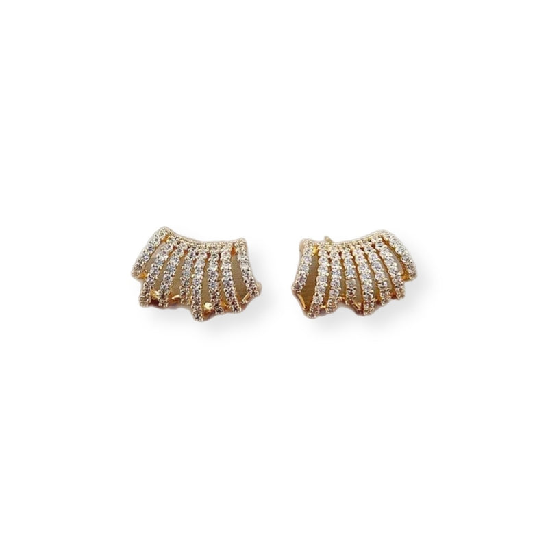 Mila Earrings - Gold/Crystal