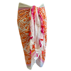 Multi Way Sarong - JESSIE Pink/Orange