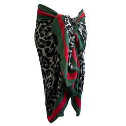 Multi Way Sarong - LEOPARD Black