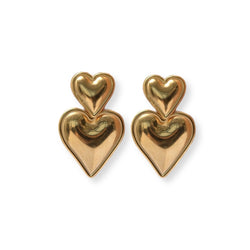 Love Earrings - Gold