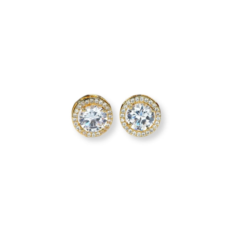 Naya Earrings - Gold/Crystal