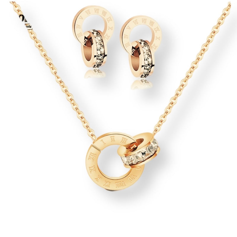 Mia Necklace Set - Gold