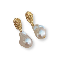 Pearly Earrings - Gold