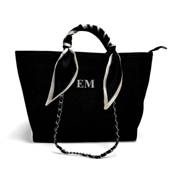 TLB Chain Tote Bag - Twilly Black