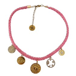 TLB Charm Necklace - Ava Pink