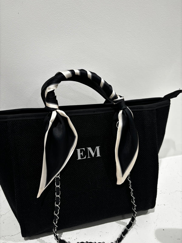 TLB Chain Tote Bag - Twilly Black