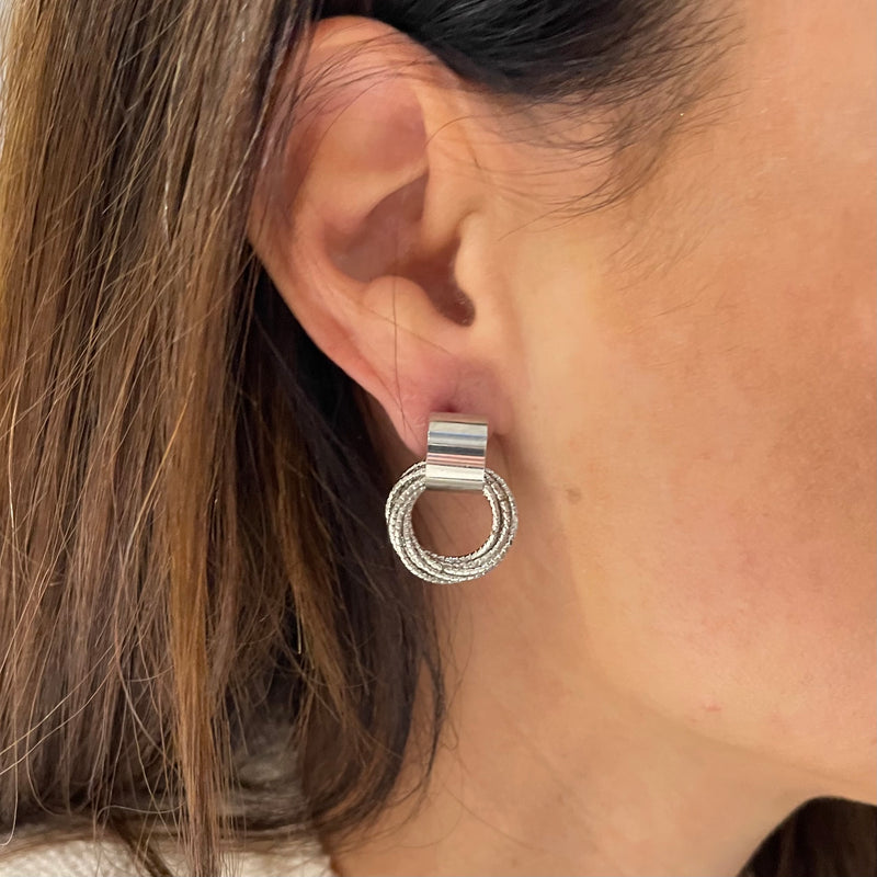 Rhea Earrings - Silver