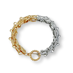 Rama Bracelet -  Silver Gold