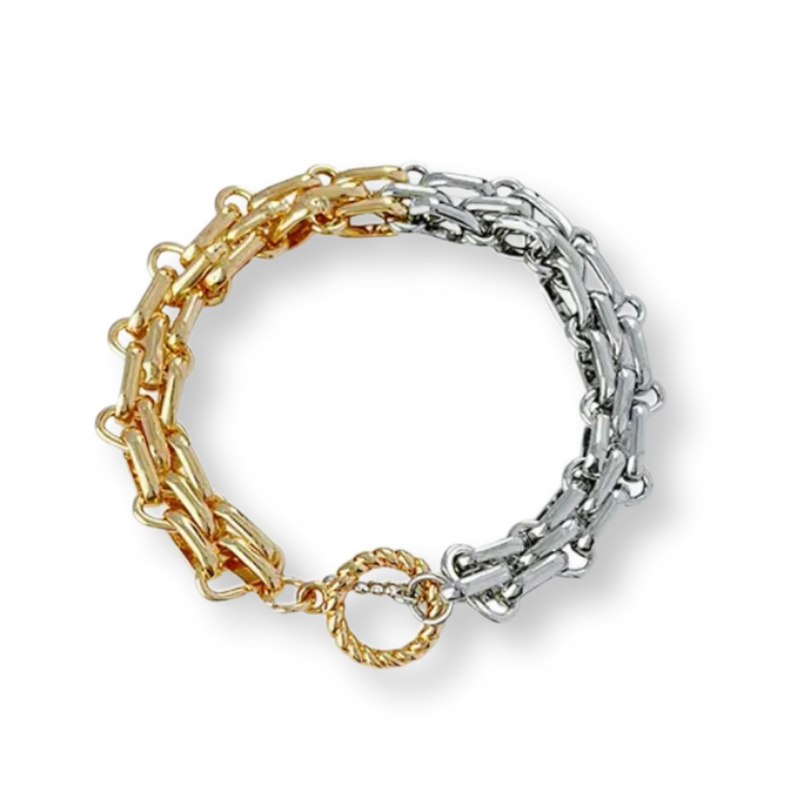 Rama Bracelet -  Silver Gold