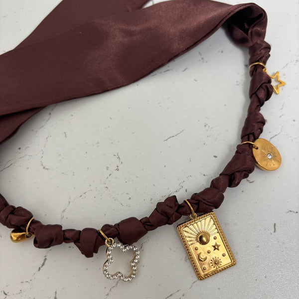 TLB Charm Necklace Satin - Coco