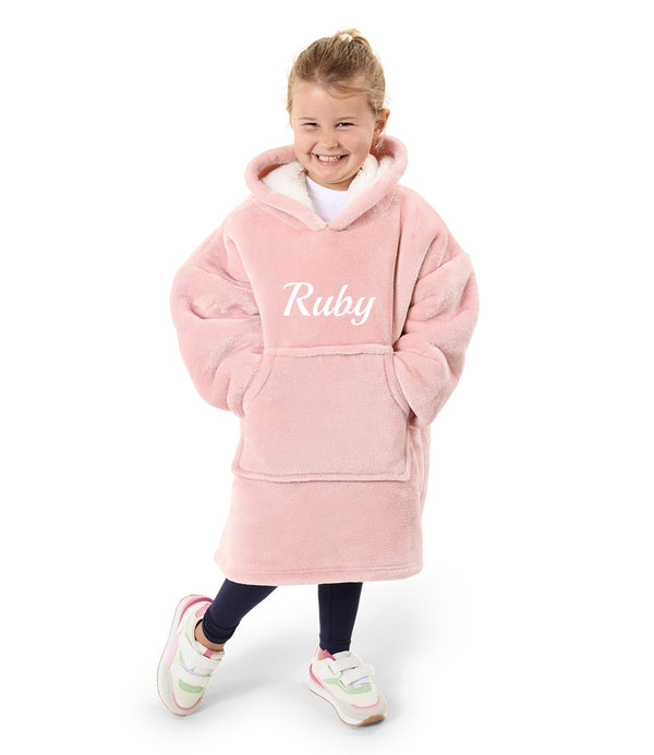 Children's Personalised Oodie - Pink