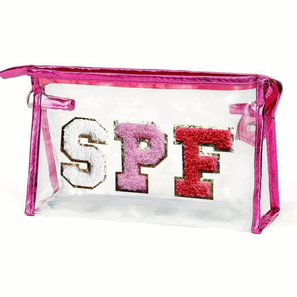 PINK Clear Pouch - SPF