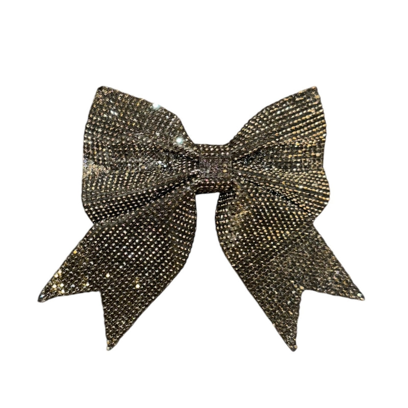 KEIRA Crystal hair bow - Grey