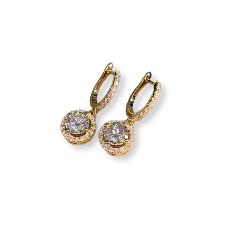 Isla Earrings - Gold/Crystal