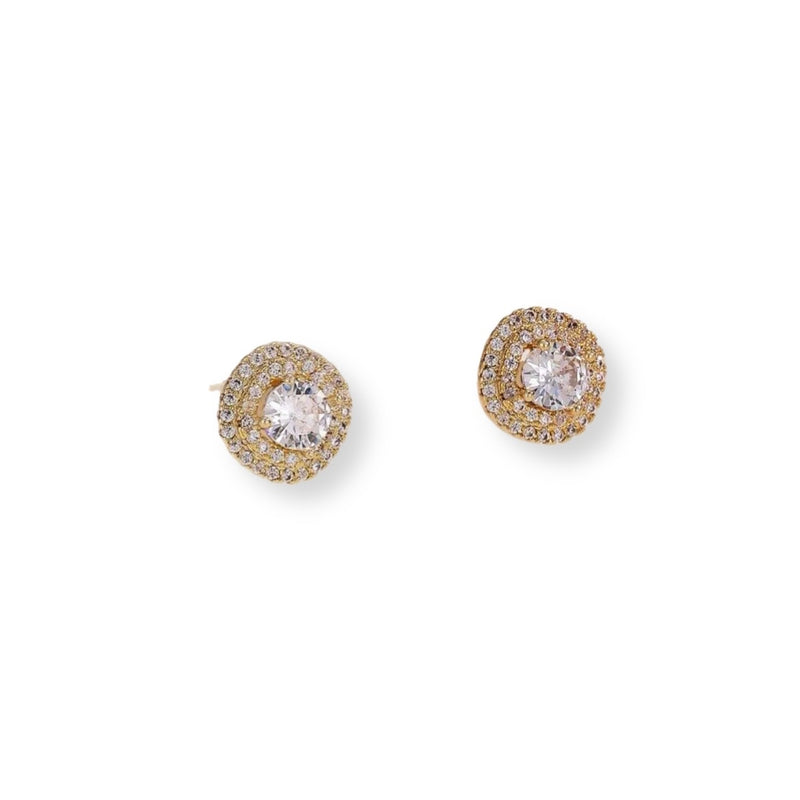 Kiki Earrings - Gold Crystal