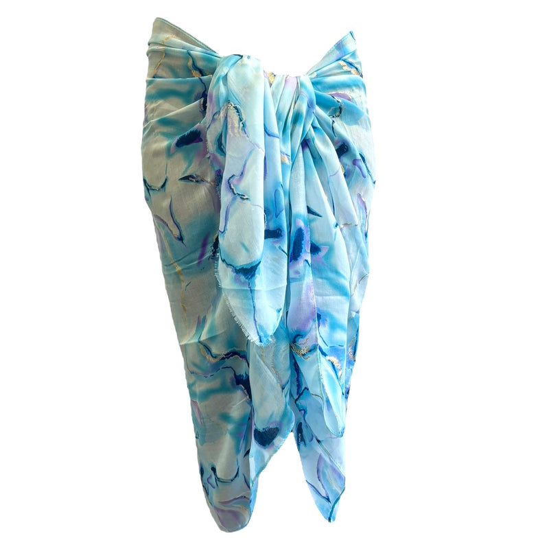 Multi Way Sarong - Leah Blue