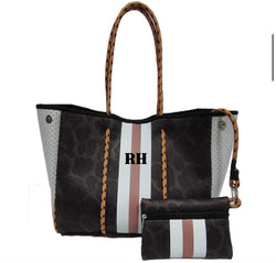 Neoprene Tote Bag - Brown